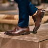 Chaussures élégantes hommes 896 a café lifestyle