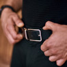 Ceinture homme 35b bicolore noir+marron lifestyle