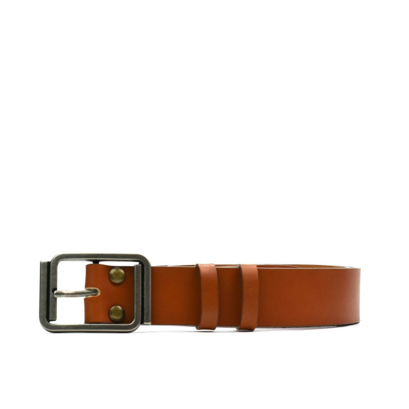Ceinture unisexe 37b marron clair