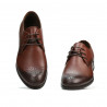 Chaussures adolescent 398 à cognac