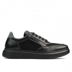 Chaussures casual/sport homme 906 noir combiné
