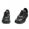 Chaussures casual/sport homme 906 noir combiné