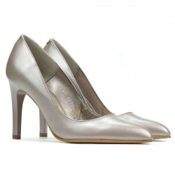 Chaussures élégantes femme 1276 cappuccino nacré