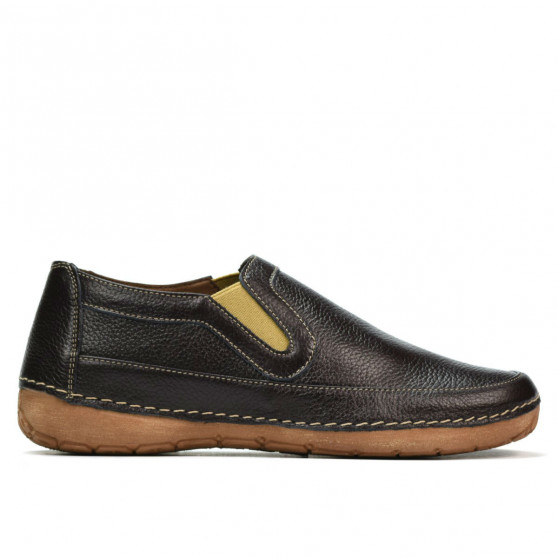 Mocassins femme 6000s café