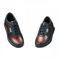 Chaussures enfants 2002 indigo+bordeaux