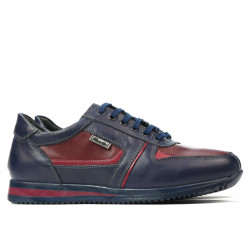 Baskets adolescents 377 indigo+bordeaux