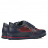 Baskets adolescents 377 indigo+bordeaux