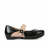Petits souliers enfants 68c vernis noir combiné
