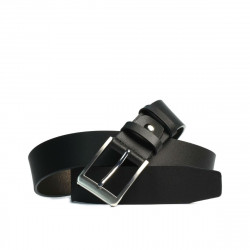 Ceinture hommes 14b noir mat