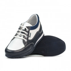 Chaussures enfants 2001 indigo+blanc