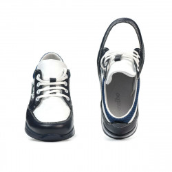 Chaussures enfants 2001 indigo+blanc