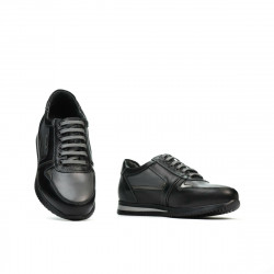 Chaussures adolescents 377 noir+gris