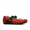 Chaussures petits enfants 68c vernis rouge combiné