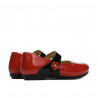Chaussures petits enfants 68c vernis rouge combiné