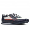 Baskets adolescents 377 indigo+blanc