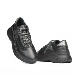 Baskets femme 6015 noir combiné