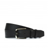 Ceinture hommes 36bc noir mat
