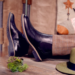 Bottes hommes 493 noir lifestyle