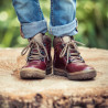 Bottes enfants 3006 bordeaux combiné lifestyle