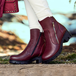 Bottes femme 3322 bordeaux lifestyle