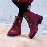 Bottes femme 3336 bufo bordeaux