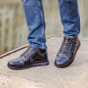 Chaussures décontractées homme 4110 indigo+noir