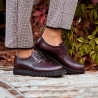 Chaussures décontractées femme 6007 bordeaux