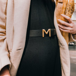 Ceinture femme 08m noir