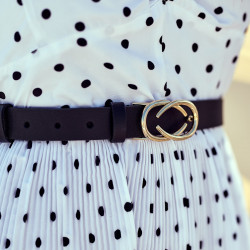 Ceinture femme 11m noir lifestyle