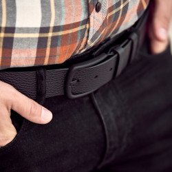 Ceinture hommes 24b biz noir lifestyle
