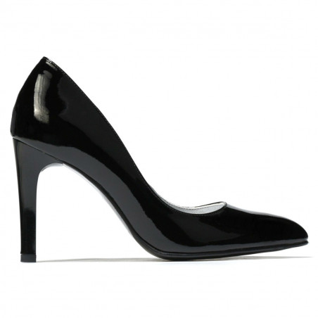 Chaussures élégantes femme 1276 vernis noir