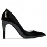 Chaussures élégantes femme 1276 vernis noir