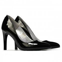 Chaussures élégantes femme 1276 vernis noir