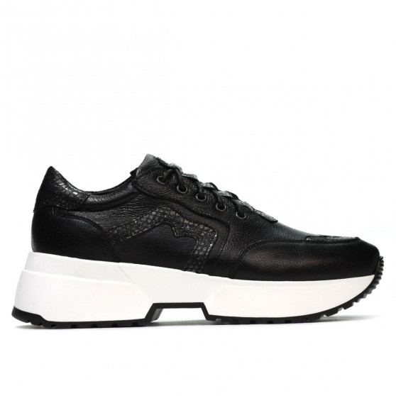 Baskets femme 6019 noir combiné Baskets femme 6019 noir combiné