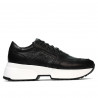 Baskets femme 6019 noir combiné