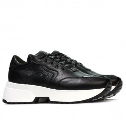 Baskets femme 6019 noir combiné