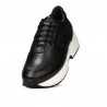 Baskets femme 6019 noir combiné