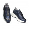 Baskets femme 6019 indigo nacré combiné