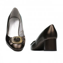 Chaussures élégantes femme 1274 marron nacré