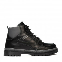 Bottes enfants 3017 noir+gris