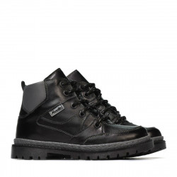 Bottes enfants 3017 noir+gris