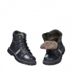 Bottines enfants petits 102c indigo combiné