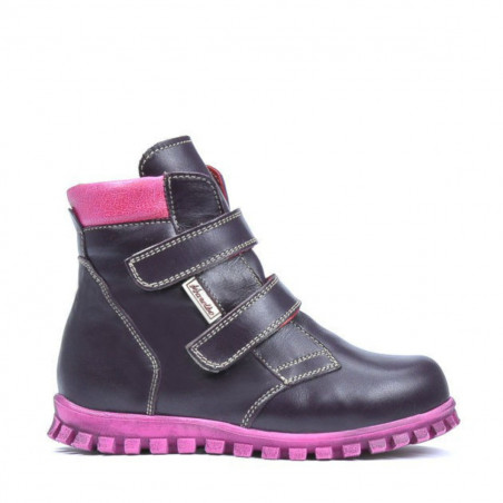 Bottes enfants petits 32c violet combiné
