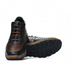 Bottes homme 4120 indigo+marron