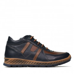 Bottes homme 4120 indigo+marron