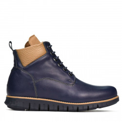 Bottes hommes 4108 indigo+marron