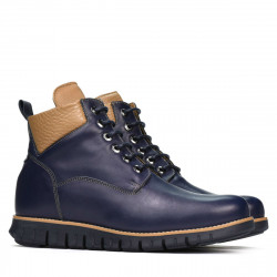 Bottes hommes 4108 indigo+marron