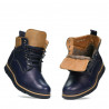Bottes hommes 4108 indigo+marron