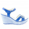 Sandales femme 5006 vernis bleu