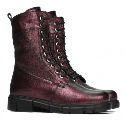 Bottes femme 3337-1 bordeaux nacré